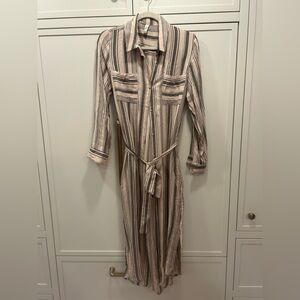 Gentle Fawn button up shirt dress Size S